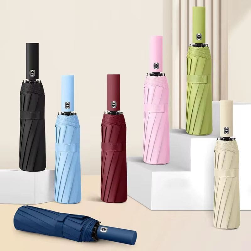 ☂️ Guarda-Chuva Automático Anti-Vento + Proteção Solar Blackout ☀️